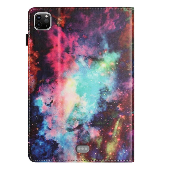 For iPad Pro 11 2024 Sewing Litchi Texture Smart Leather Tablet Case(Starry Sky)