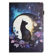 For Amazon Kindle Fire HD 10 2021 Sewing Litchi Texture Smart Leather Tablet Case(Cat)
