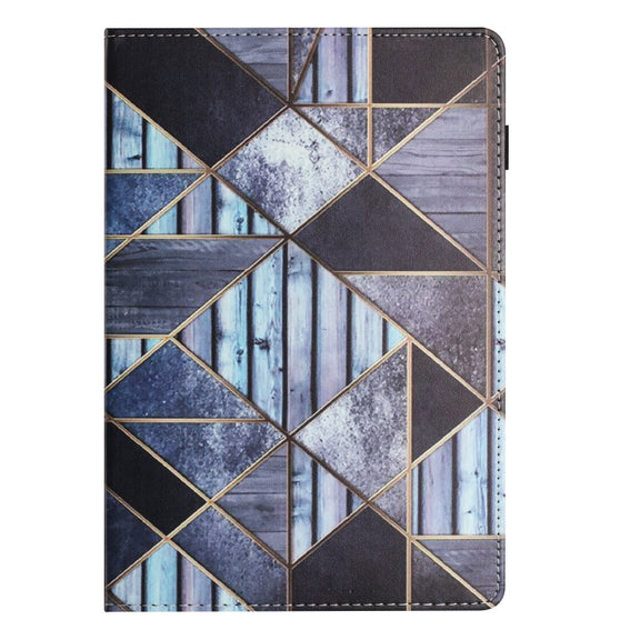 For Amazon Kindle Fire Max 11 2023 Sewing Litchi Texture Smart Leather Tablet Case(Marble)