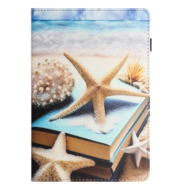 For Lenovo Tab M10 Sewing Litchi Texture Smart Leather Tablet Case(Starfish)