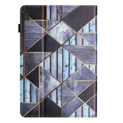 For Lenovo Tab M10 Sewing Litchi Texture Smart Leather Tablet Case(Marble)