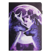 For Lenovo Tab M10 Sewing Litchi Texture Smart Leather Tablet Case(Wolf)