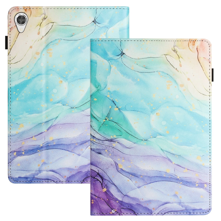For Lenovo Tab M10 HD Gen 2 Sewing Litchi Texture Smart Leather Tablet Case(Oil Painting)