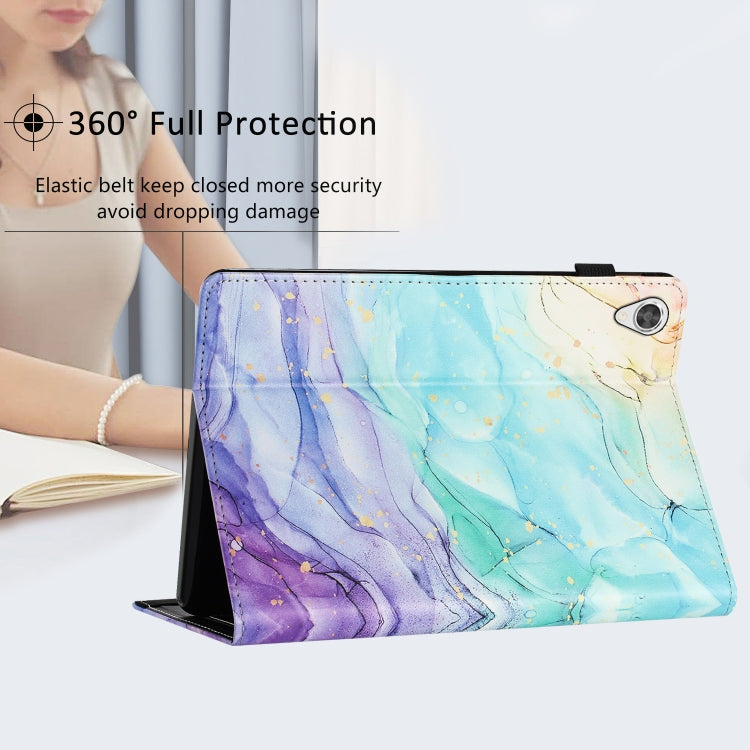 For Lenovo Tab M10 HD Gen 2 Sewing Litchi Texture Smart Leather Tablet Case(Oil Painting)
