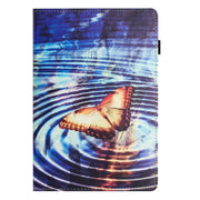 For Lenovo M10 Plus Sewing Litchi Texture Smart Leather Tablet Case(Butterfly)