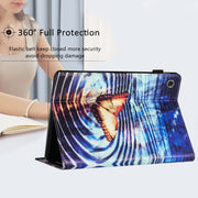 For Lenovo M10 Plus Sewing Litchi Texture Smart Leather Tablet Case(Butterfly)