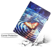 For Lenovo M10 Plus Sewing Litchi Texture Smart Leather Tablet Case(Butterfly)