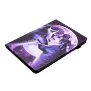 For Lenovo M10 Plus Sewing Litchi Texture Smart Leather Tablet Case(Wolf)