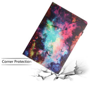 For Lenovo M10 Plus Sewing Litchi Texture Smart Leather Tablet Case(Starry Sky)