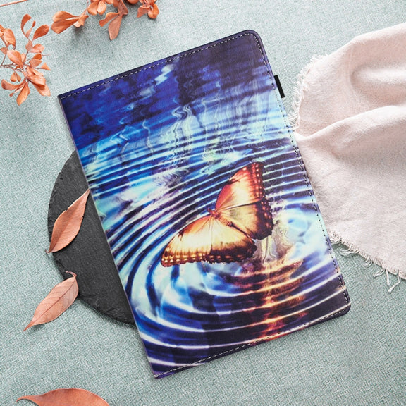 For Lenovo Tab M10 Plus 3rd Gen Sewing Litchi Texture Smart Leather Tablet Case(Butterfly)