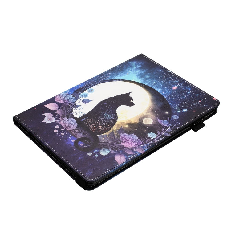 For Lenovo Tab M10 Plus 3rd Gen Sewing Litchi Texture Smart Leather Tablet Case(Cat)
