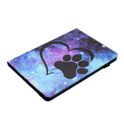 For Lenovo Tab P11 Sewing Litchi Texture Smart Leather Tablet Case(Footprint)