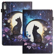 For Lenovo Tab P11 Gen 2 Sewing Litchi Texture Smart Leather Tablet Case(Cat)