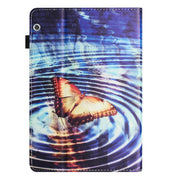 For Huawei MediaPad T3 10 Sewing Litchi Texture Smart Leather Tablet Case(Butterfly)