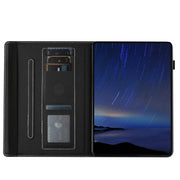 For Huawei MediaPad T5 10 Sewing Litchi Texture Smart Leather Tablet Case(Smiling Face)
