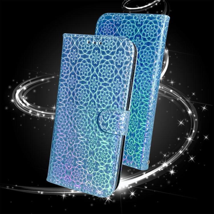 For Honor Magic6 Pro Colorful Magnetic Buckle Leather Phone Case(Blue)