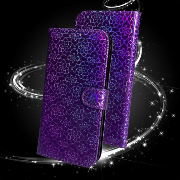 For Honor Magic6 Pro Colorful Magnetic Buckle Leather Phone Case(Purple)