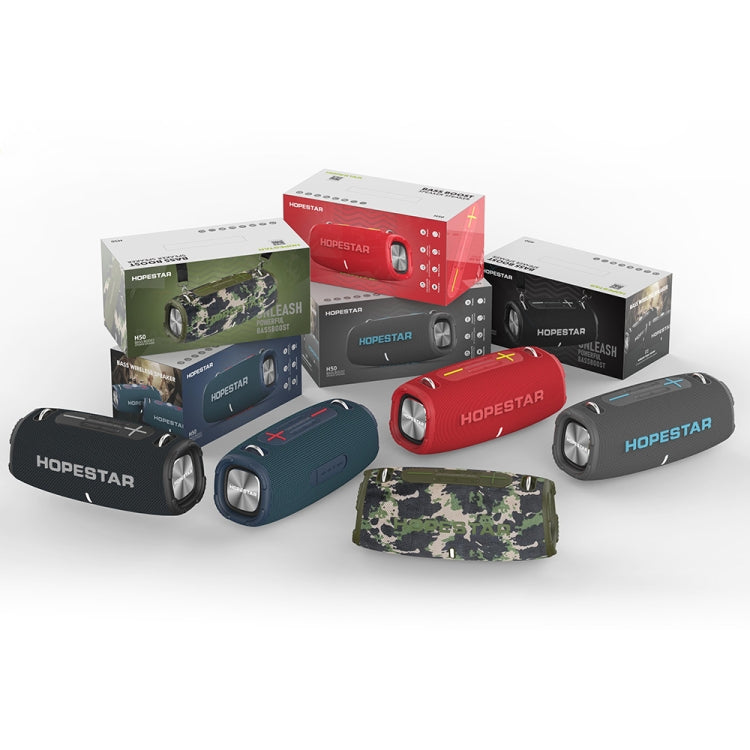 HOPESTAR H50 lPX6 Water-resistant Portable Wireless Bluetooth Speaker(Black)