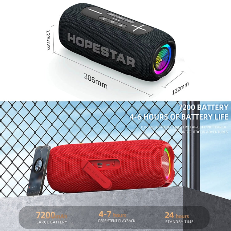 HOPESTAR P32Max 55W IPX6 Water-resistant Portable Wireless Bluetooth Speaker(Camouflage)