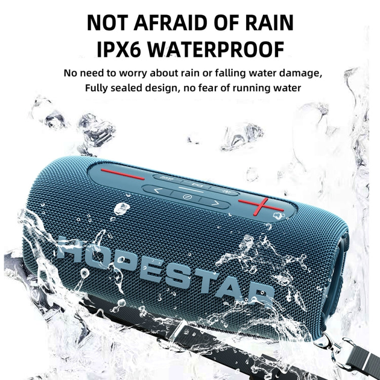 HOPESTAR P32Max 55W IPX6 Water-resistant Portable Wireless Bluetooth Speaker(Blue)