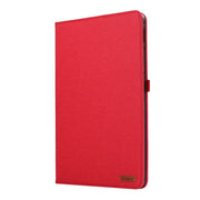 For Honor MagicPad 13 Cloth Texture Horizontal Flip PU + TPU Tablet Case(Red)