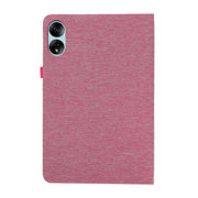 For Honor MagicPad 13 Cloth Texture Horizontal Flip PU + TPU Tablet Case(Rose Red)