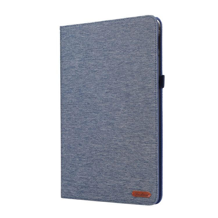 For Honor MagicPad 13 Cloth Texture Horizontal Flip PU + TPU Tablet Case(Deep Blue)