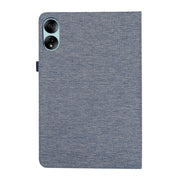 For Honor MagicPad 13 Cloth Texture Horizontal Flip PU + TPU Tablet Case(Deep Blue)