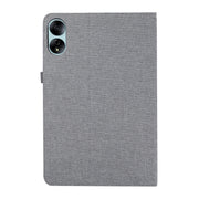 For Honor MagicPad 13 Cloth Texture Horizontal Flip PU + TPU Tablet Case(Gray)