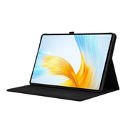 For Honor MagicPad 13 Fabric Texture Horizontal Flip Leather Tablet Case(Black)
