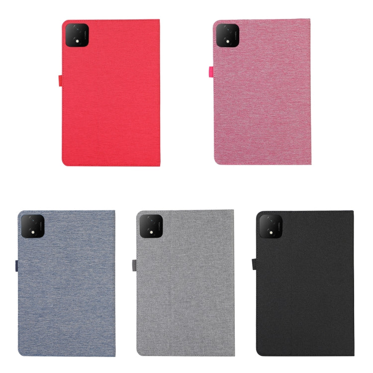 For Honor Pad GT Pro Cloth Texture Horizontal Flip PU + TPU Tablet Case(Red)