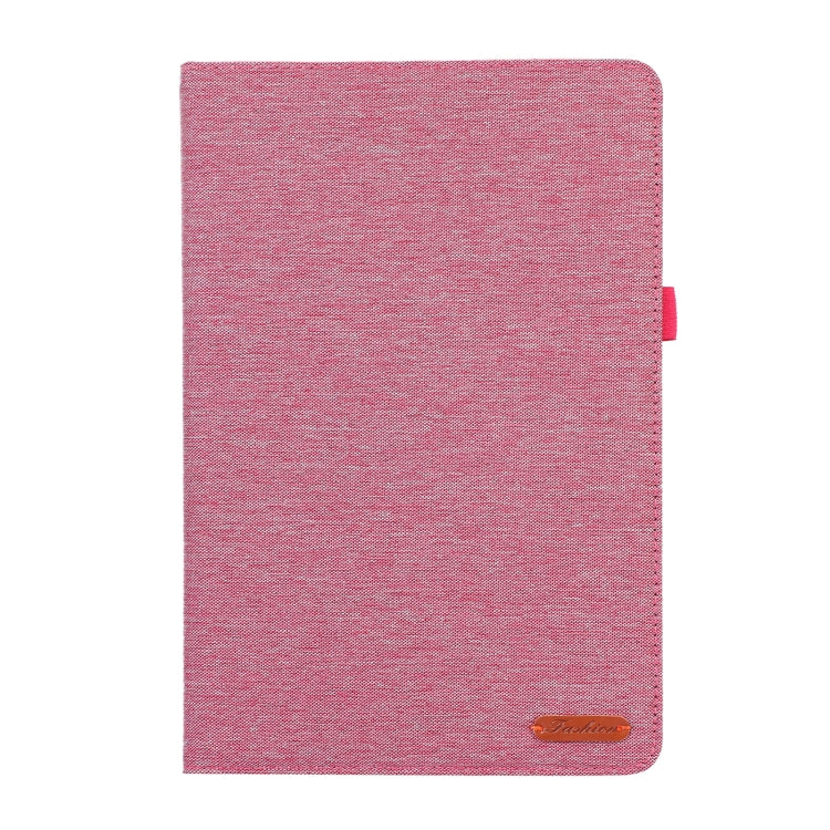 For Honor Pad GT Pro Cloth Texture Horizontal Flip PU + TPU Tablet Case(Rose Red)