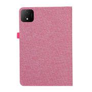 For Honor Pad GT Pro Cloth Texture Horizontal Flip PU + TPU Tablet Case(Rose Red)