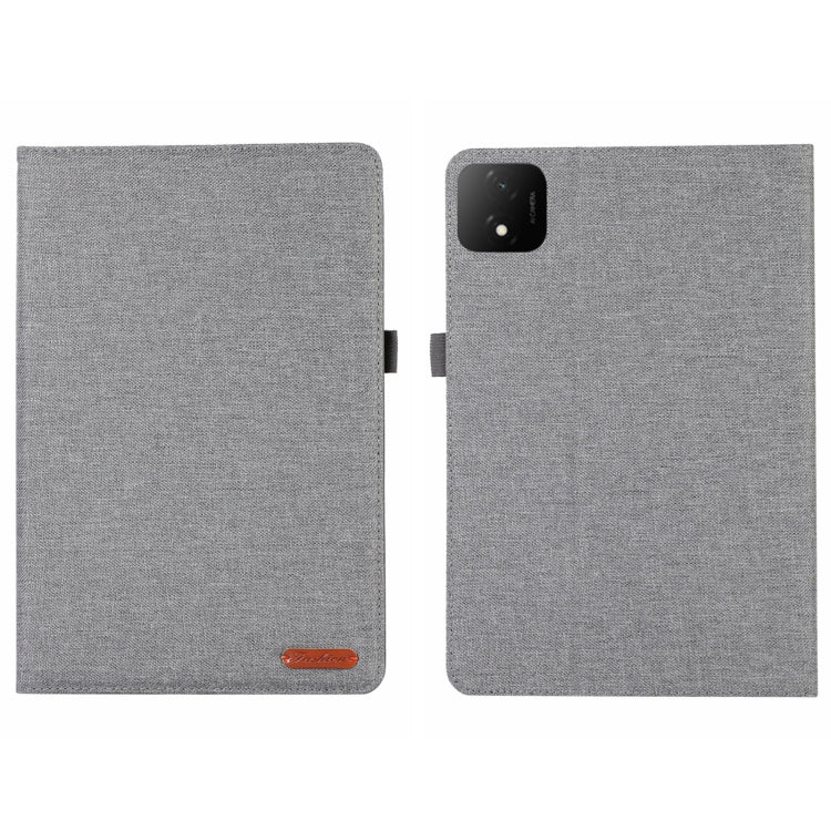 For Honor Pad GT Pro Fabric Texture Horizontal Flip Leather Tablet Case(Gray)