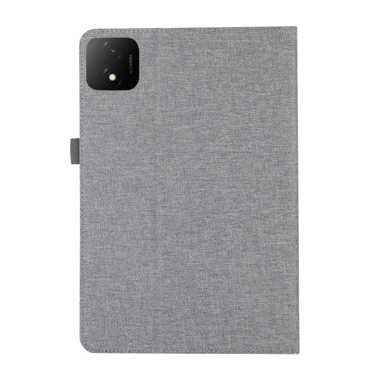 For Honor Pad GT Pro Fabric Texture Horizontal Flip Leather Tablet Case(Gray)