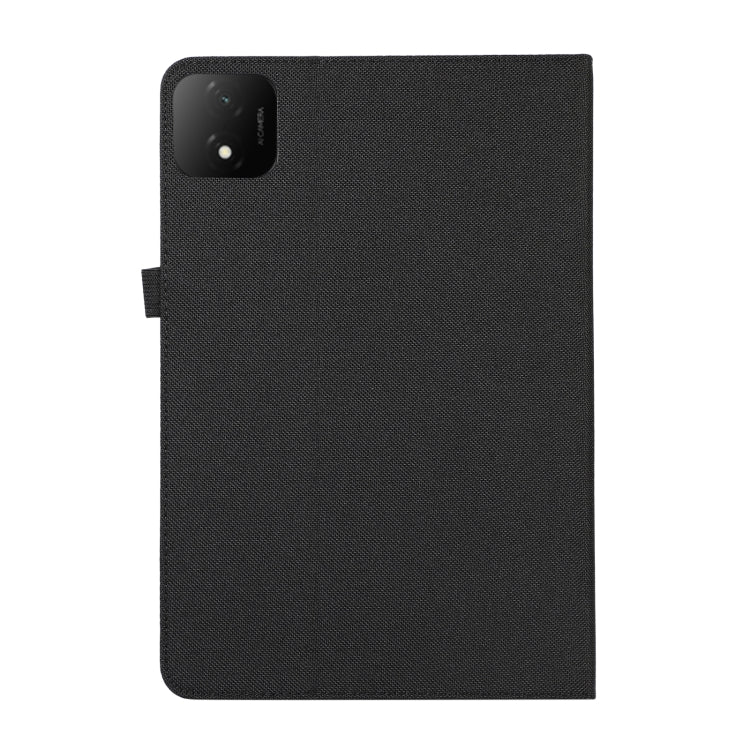 For Honor Pad GT Pro Cloth Texture Horizontal Flip PU + TPU Tablet Case(Black)