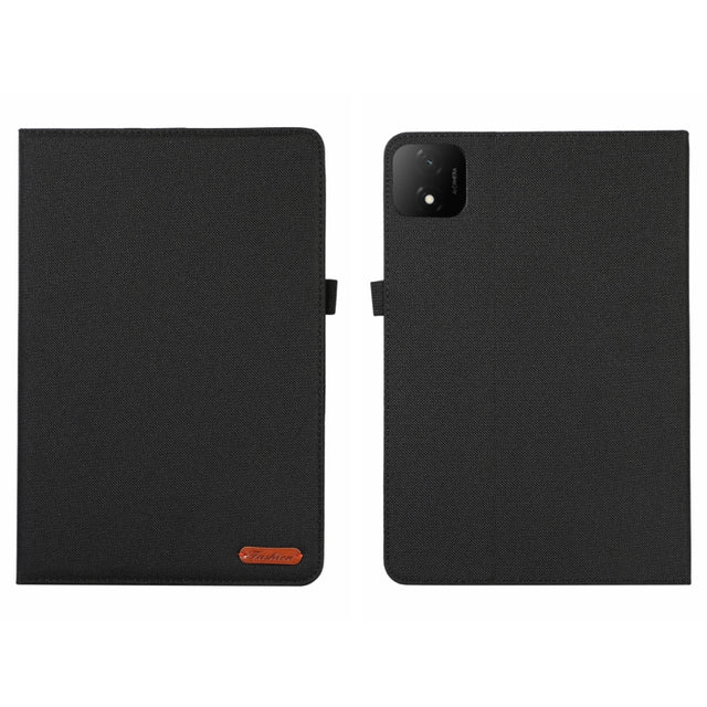 For Honor Pad GT Pro Cloth Texture Horizontal Flip PU + TPU Tablet Case(Black)
