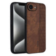 For iPhone 16e AZNS 3D Embossed Skin Feel Phone Case(Brown) - free shipping - PMc TechLife - Order now!