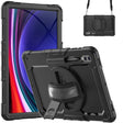 For Samsung Galaxy Tab S9 Ultra / S8 Ultra Silicone + PC Tablet Case(Black) - Galaxy Tab S9 Ultra Cases by PMC TechLife | Online Shopping South Africa | PMC TechLife