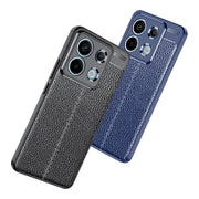 For Xiaomi Redmi Note 13 Pro Litchi Texture Shockproof TPU Phone Case(Blue)