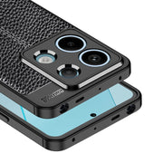For Xiaomi Redmi Note 13 Pro Litchi Texture Shockproof TPU Phone Case(Blue)