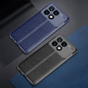 For Xiaomi Redmi K70 Litchi Texture Shockproof TPU Phone Case(Black)