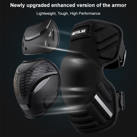 Motolsg MT03 Motorcycle Bicycle Riding Protective Gear 2 in 1 Knee Pads
