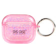 For AirPods Pro 2 Flash Diamond Epoxy Bluetooth Earphone Protective Case(Pink) - For AirPods Pro 2 by PMC Jewellery | Online Shopping South Africa | PMC Jewellery | Buy Now Pay Later Mobicred