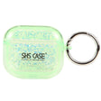 For AirPods Pro Flash Diamond Epoxy Bluetooth Earphone Protective Case(Green) - For AirPods Pro by PMC Jewellery | Online Shopping South Africa | PMC Jewellery | Buy Now Pay Later Mobicred