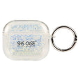 For AirPods Pro Flash Diamond Epoxy Bluetooth Earphone Protective Case(White) - For AirPods Pro by PMC Jewellery | Online Shopping South Africa | PMC Jewellery | Buy Now Pay Later Mobicred