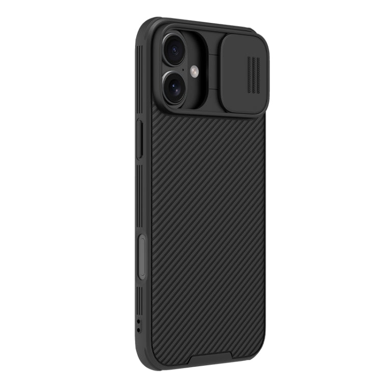 For iPhone 16 Plus NILLKIN CamShield Pro PC Phone Case(Black)