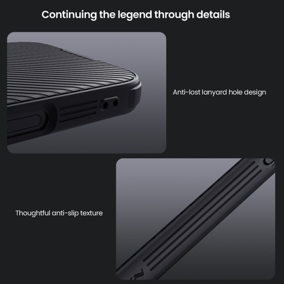 For iPhone 16 NILLKIN CamShield Pro PC Phone Case(Black)