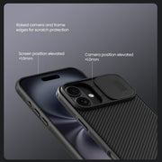 For iPhone 16 NILLKIN CamShield Pro PC Phone Case(Green)