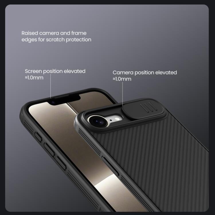 For iPhone 16e NILLKIN CamShield Pro PC Phone Case(Blue)